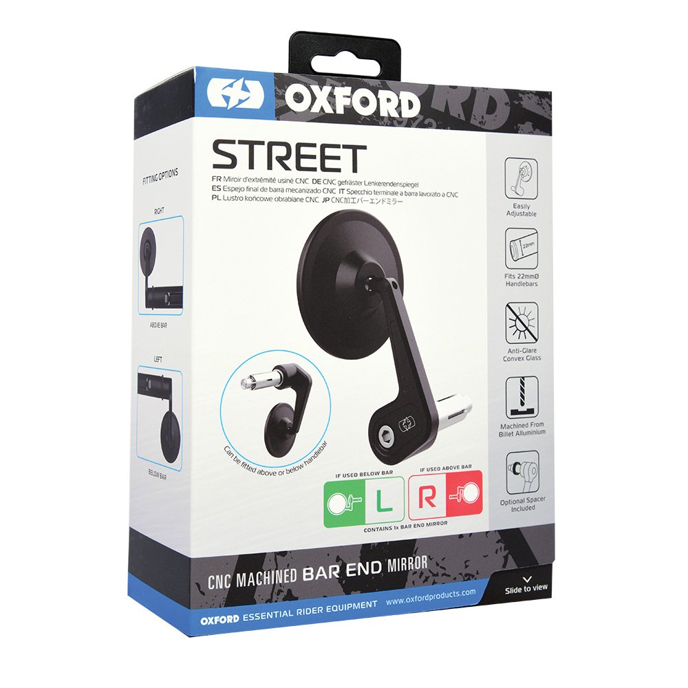 STREET BAR END MIRROR RIGHT