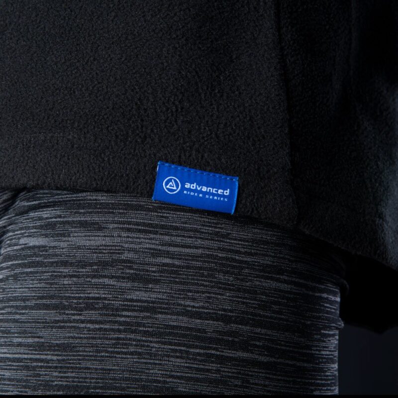 ADVANCED MICRO FLEECE 1/2 NECK MS TOP BLACK