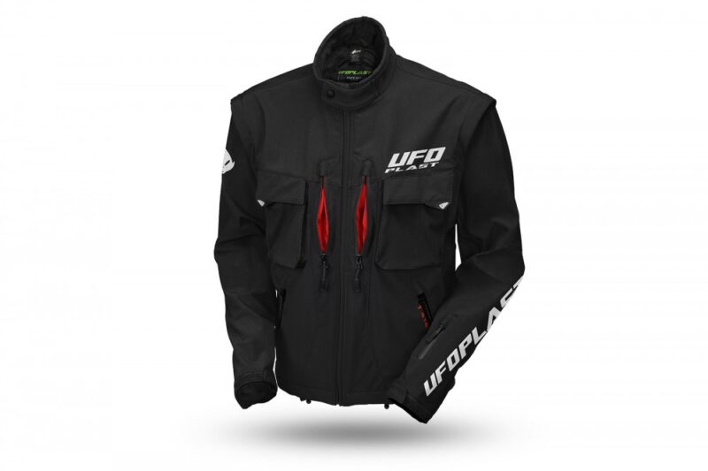 Xhaketë enduro Taiga e zezë