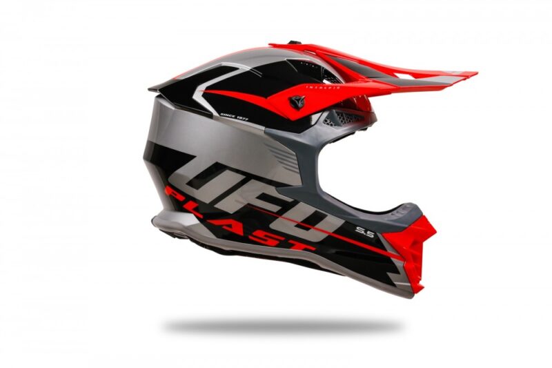 Helmetë Motocross Intrepid gri