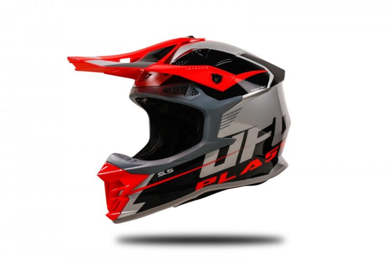 Helmetë Motocross Intrepid gri