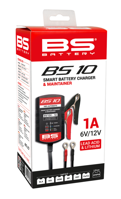BS SMART CHARGER - BS10 - 6/12V 1A