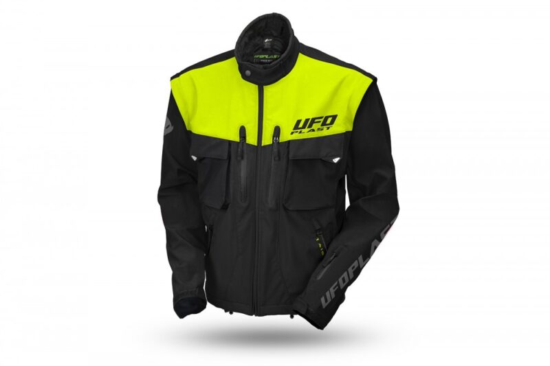 Xhaketë enduro Taiga e verdhë neoni