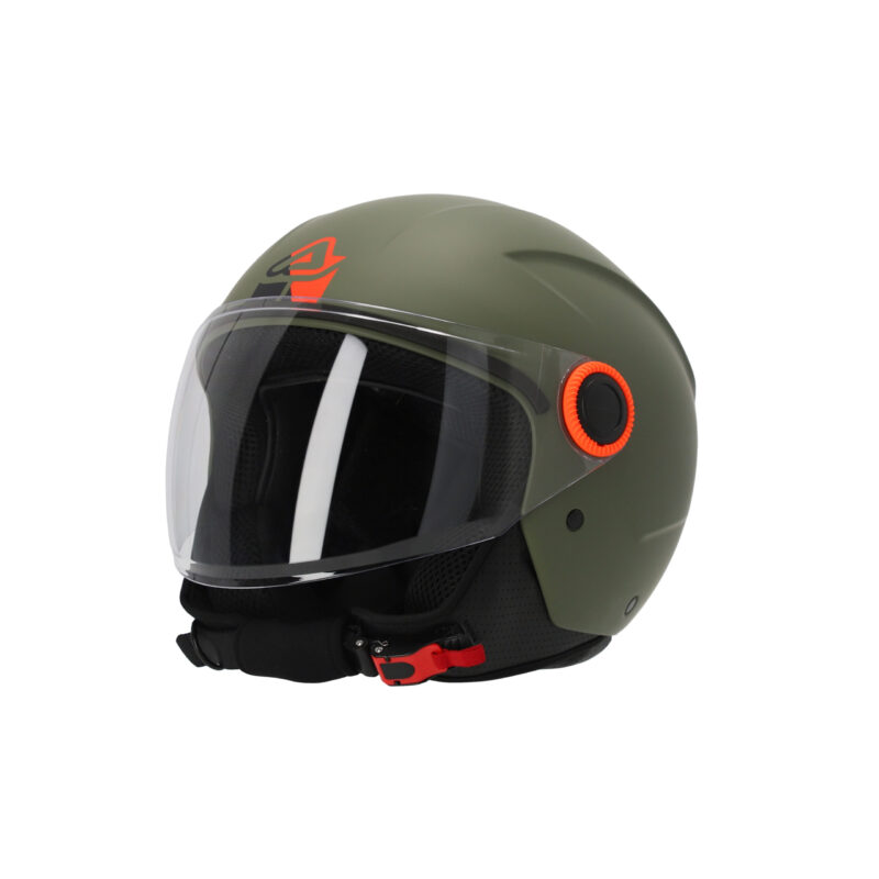 HELMETS CASCO JET BREZZA MILITARY GREEN